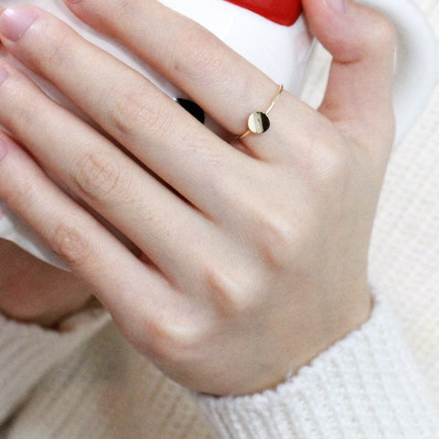 14K Orb Ring - MOVIDA 