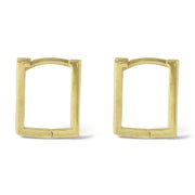 14K Rectangle Ear Huggies - MOVIDA 