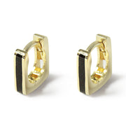 14K Noir Ear Huggies - MOVIDA 