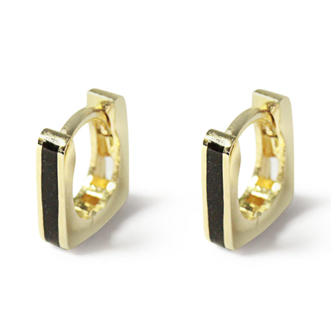 14K Noir Ear Huggies - MOVIDA 