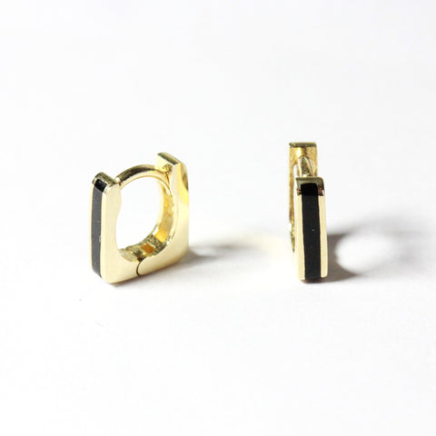14K Noir Ear Huggies - MOVIDA 