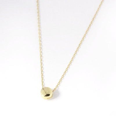 14K Petite Orb Necklace - MOVIDA 
