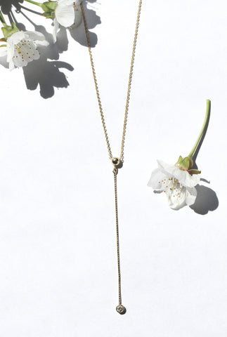 14K Spark Lariat - MOVIDA 