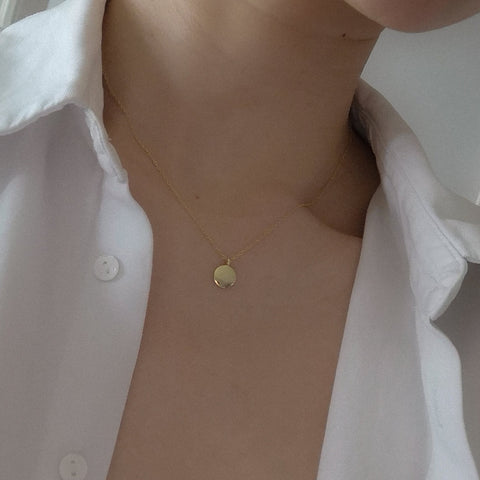 Mini Disc Necklace - MOVIDA 