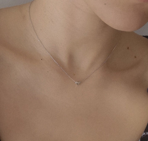 Petite Heart Necklace - MOVIDA 
