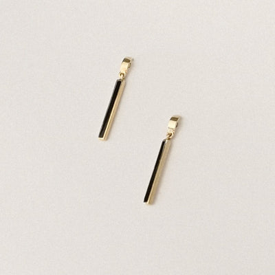 14K Noir Earrings - MOVIDA 