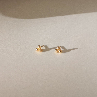 14K Trio Studs - MOVIDA 