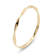14K Twist (Midi/Pinky) Ring - MOVIDA 