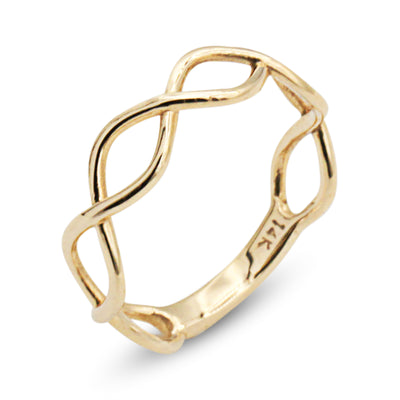 14K Vine Midi Ring - MOVIDA 