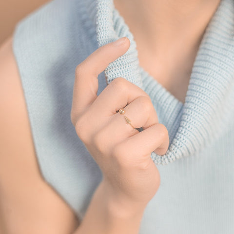 14K Orb Spike Ring - MOVIDA 