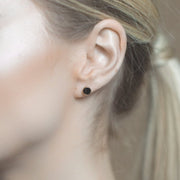 14K Agate Ear Studs - MOVIDA 