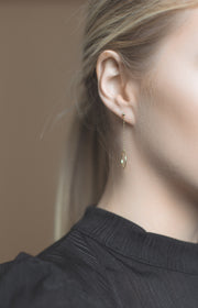 14K Asymmetrical Orb Earrings - MOVIDA 