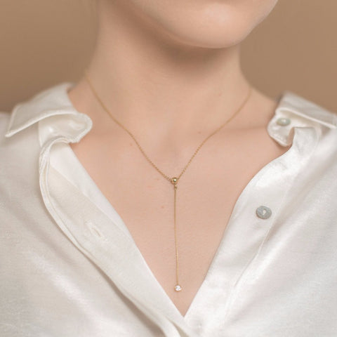 14K Spark Lariat - MOVIDA 