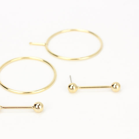 Agatha Gold Earrings - MOVIDA 