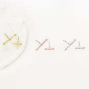Quinn Asymmetrical Ear Studs - MOVIDA 