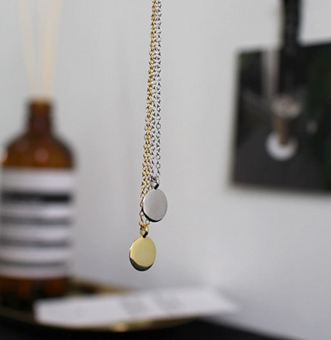 Mini Disc Necklace - MOVIDA 