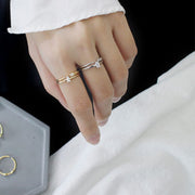 Krystal Baguette Ring Set - MOVIDA 