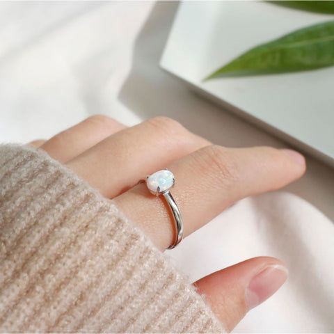 Lara Opal Ring - MOVIDA 