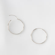 Classic Silver Hoops - MOVIDA 