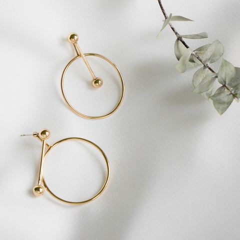 Agatha Gold Earrings - MOVIDA 