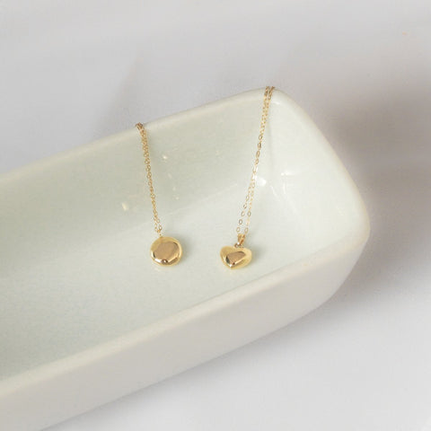 14K Heart Necklace - MOVIDA 