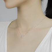 Geometric Heart Necklace - MOVIDA 