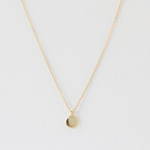 Mini Disc Necklace - MOVIDA 