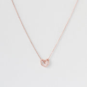 Geometric Heart Necklace - MOVIDA 